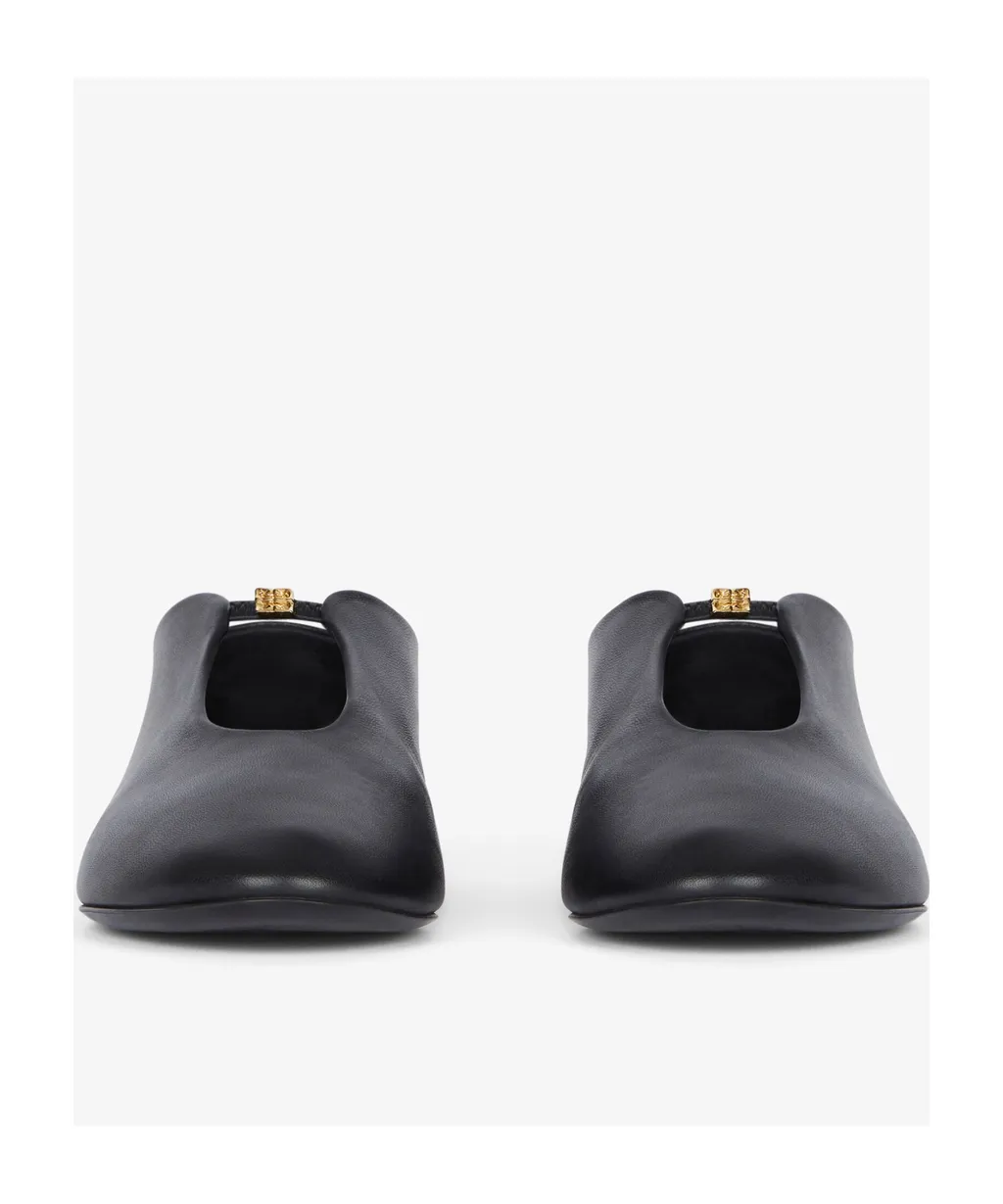 Givenchy 4G Liquid Round-Toe Ballet Flats