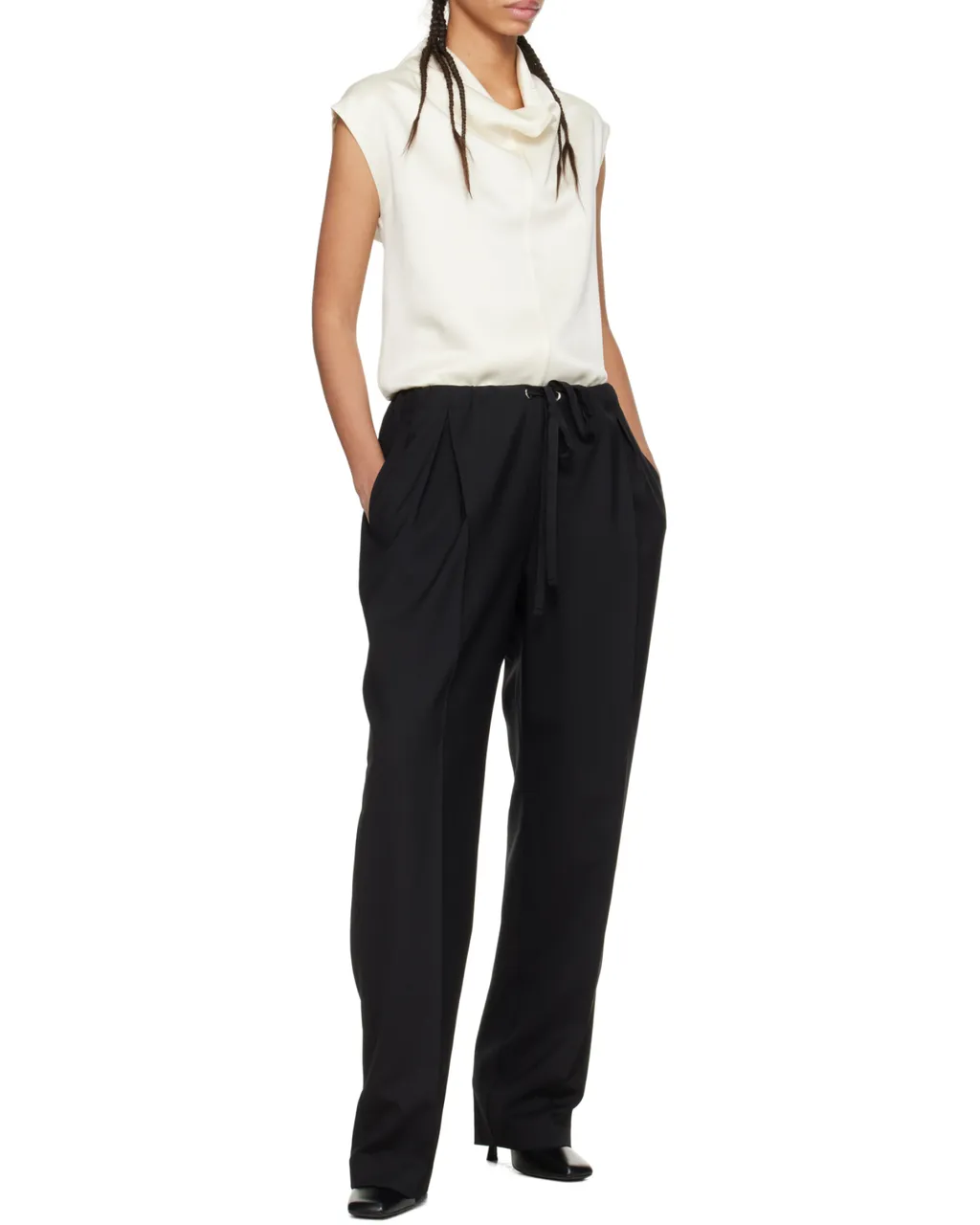 Khaite Twill Trenton Trousers