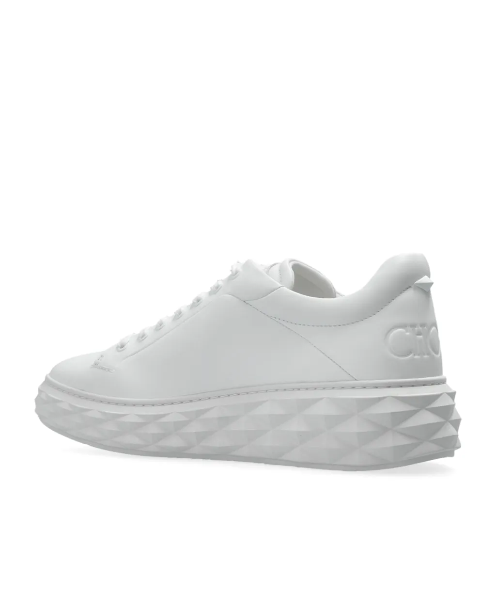 Diamond Maxi Leather Sneakers