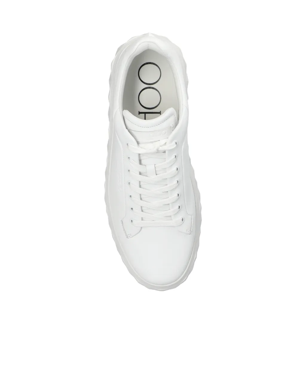 Diamond Maxi Leather Sneakers