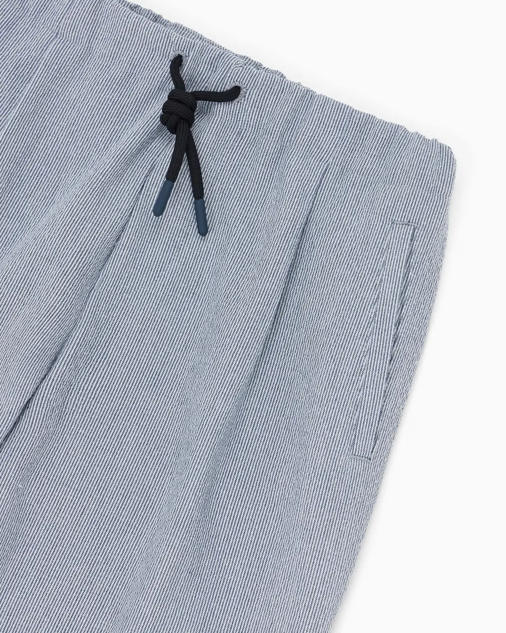 Emporio Armani Kids Tapered Drawstring Trousers