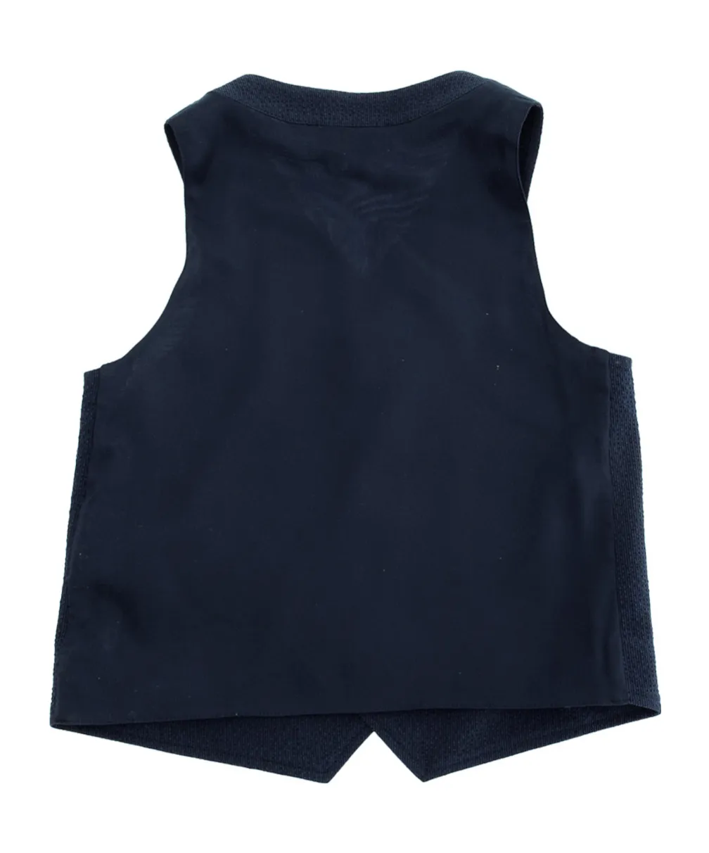 Emporio Armani Kids V Neck Vest With Logo