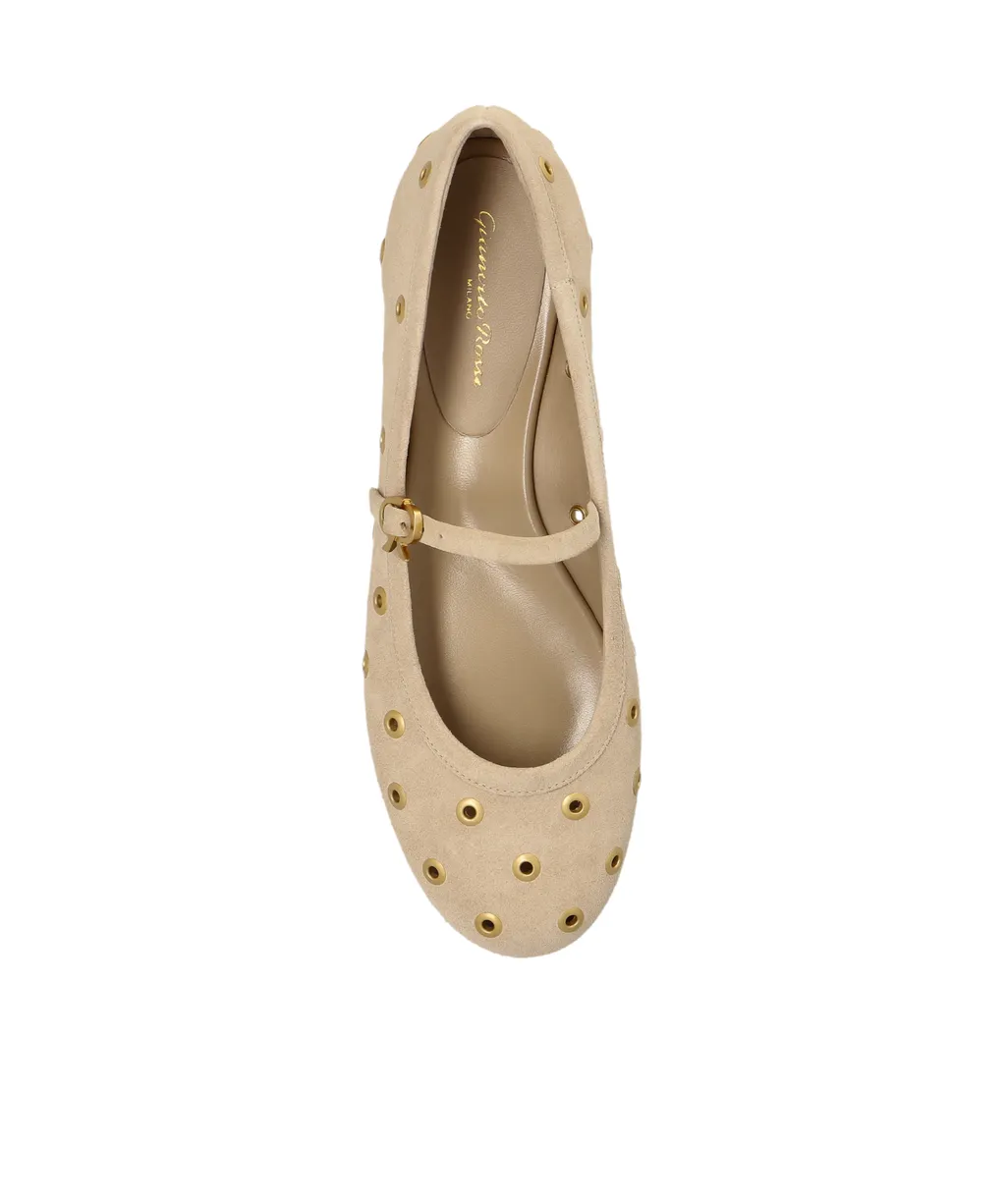 Gianvito Rossi Studded Ballet Flats