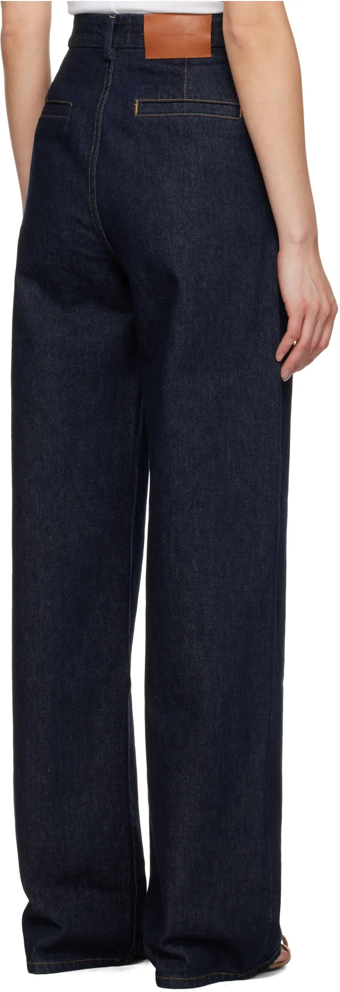 Stretchless Wide-Leg Jeans