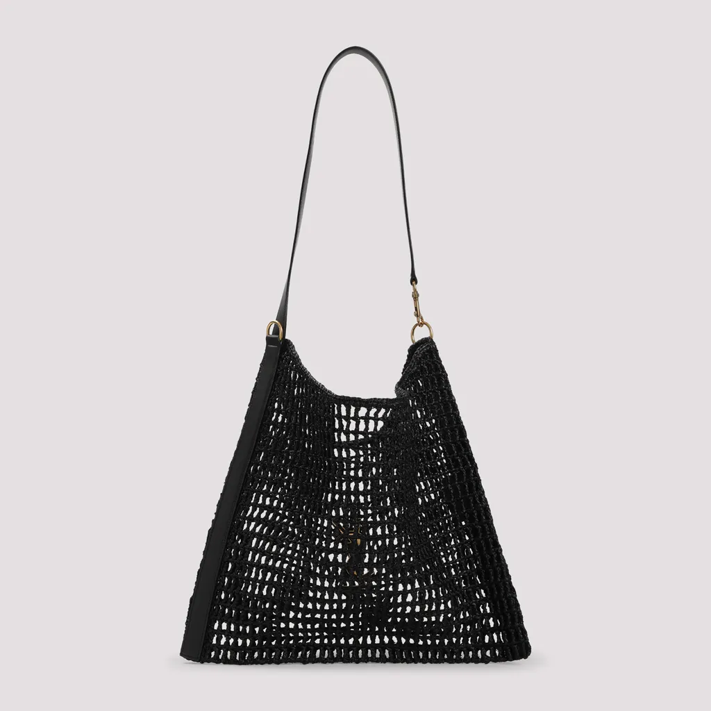 Saint Laurent Logo Plaque Shoulder Bag