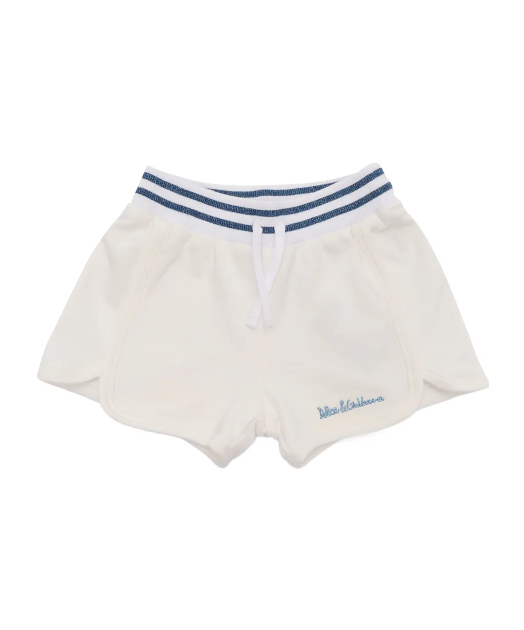 Dolce & Gabbana Kids Dg Logo Fleece Shorts