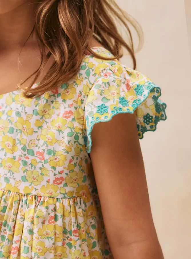 Bonpoint Emina Embroidered Dress