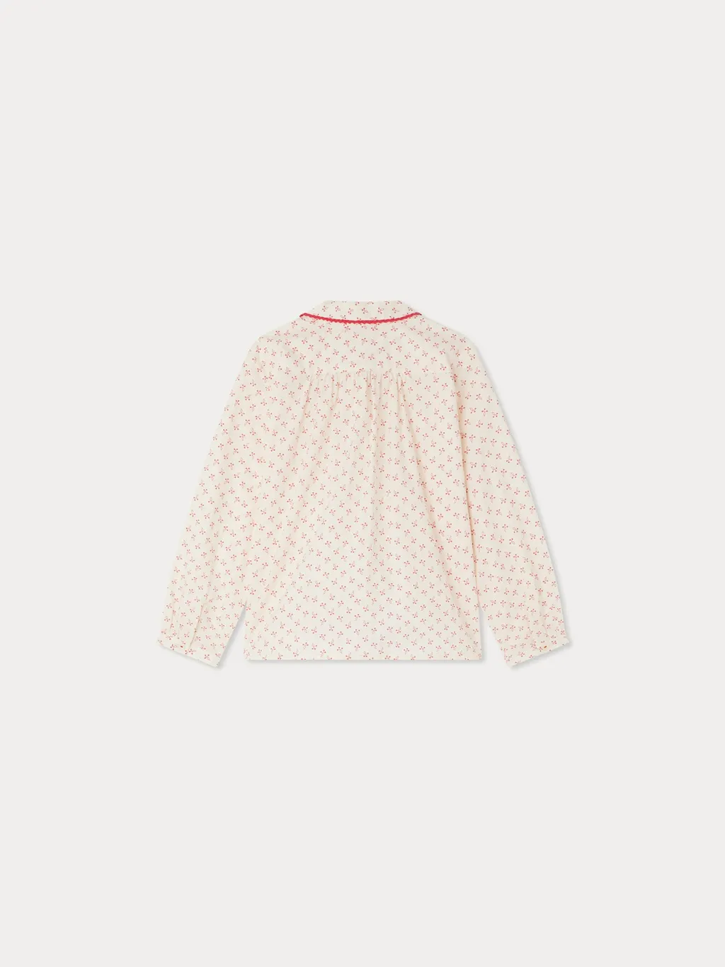 Bonpoint Printed Poplin Basiline Blouse