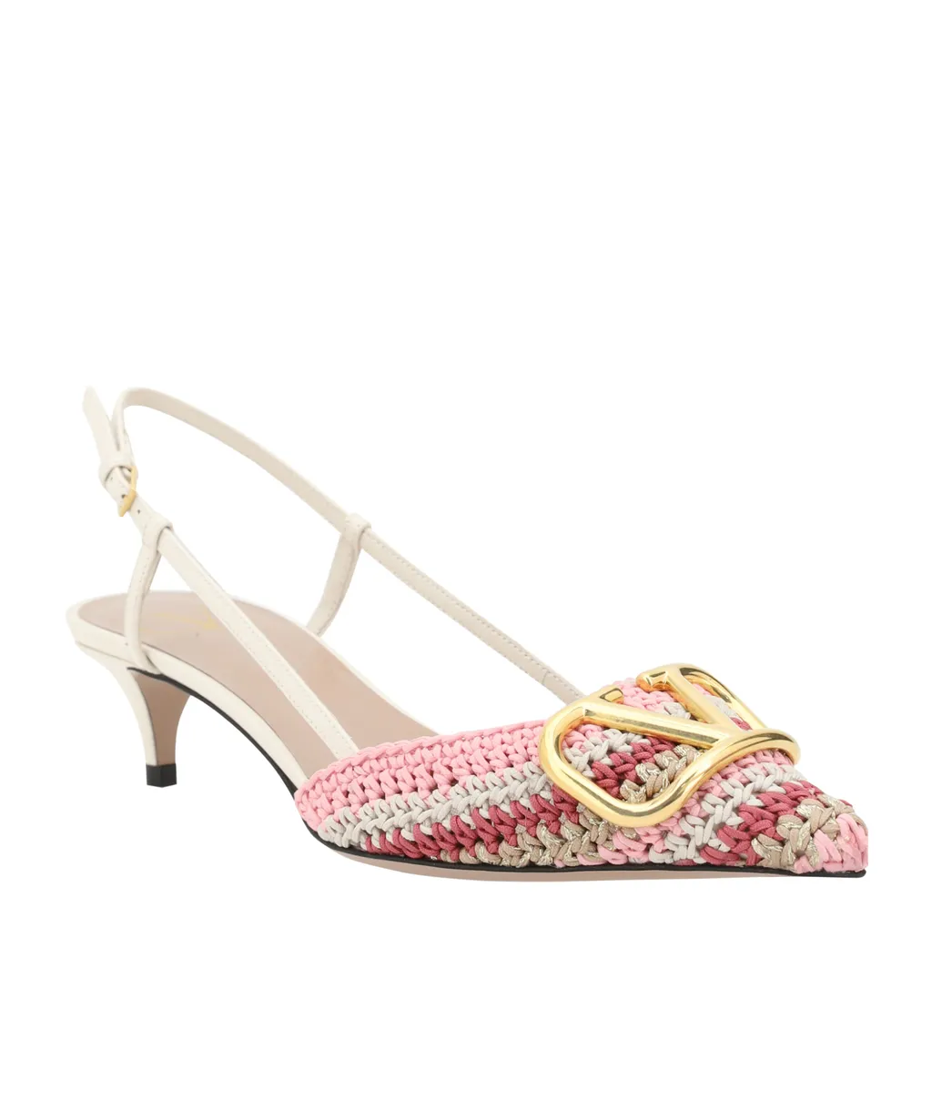 Valentino Vlogo Signature Pointed Toe Pumps