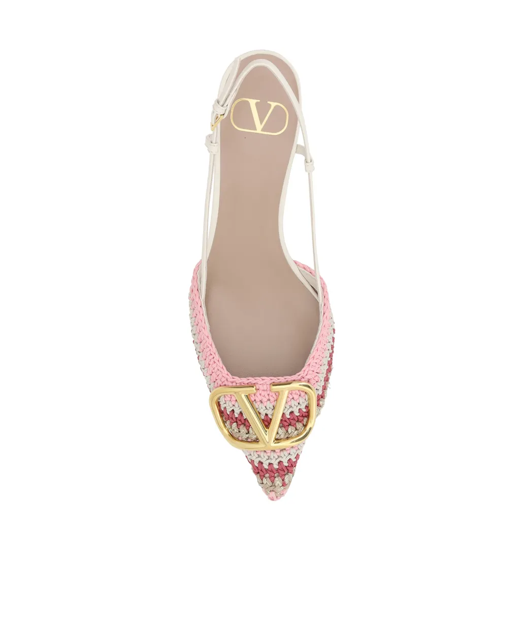 Valentino Vlogo Signature Pointed Toe Pumps