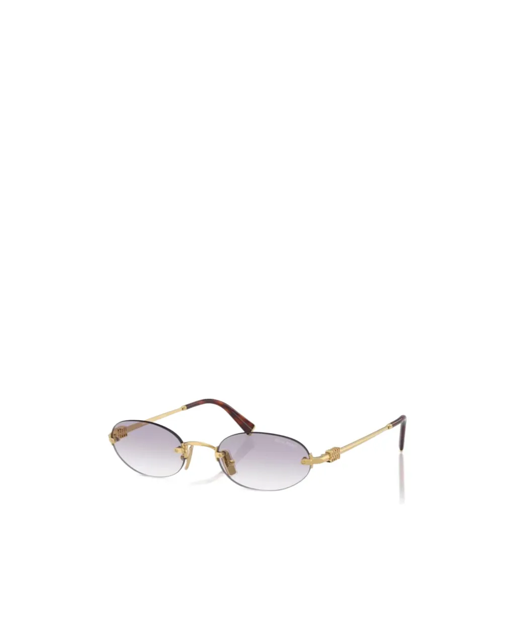 Miu Miu Eyewear Oval Frame Sunglasses