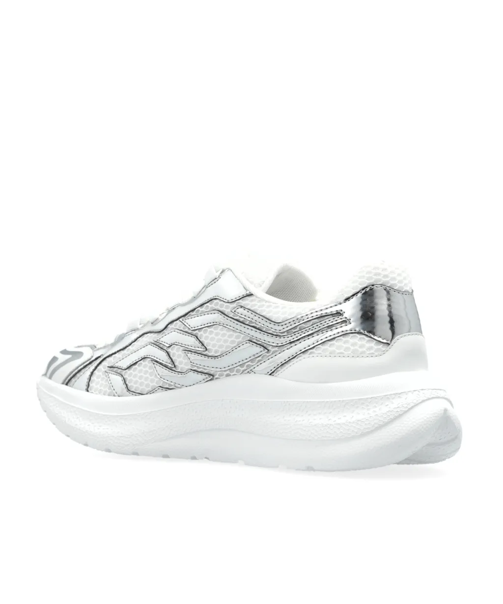 Casadei Wave Pattern Platform Sneakers