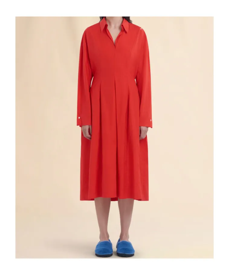 Marni Belted Waist Midi Dress