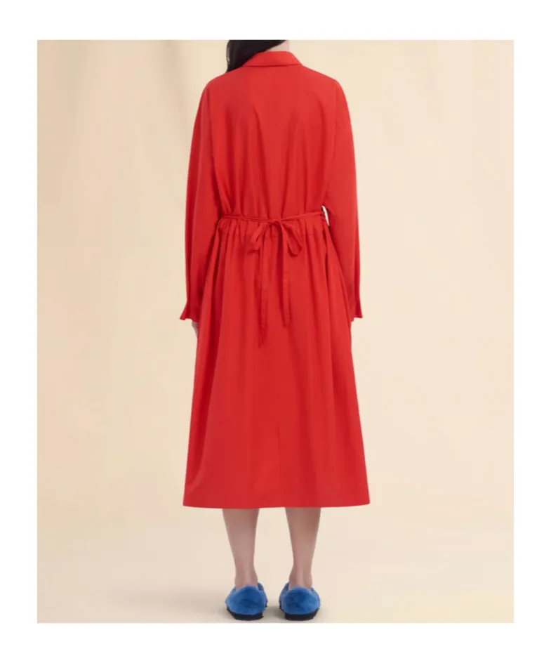 Marni Belted Waist Midi Dress