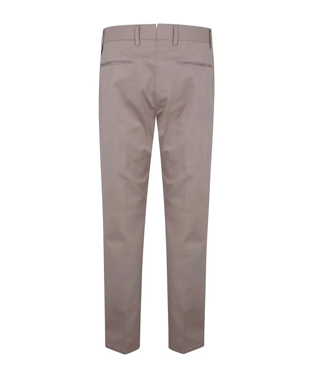 Pressed-Crease Chino Trousers