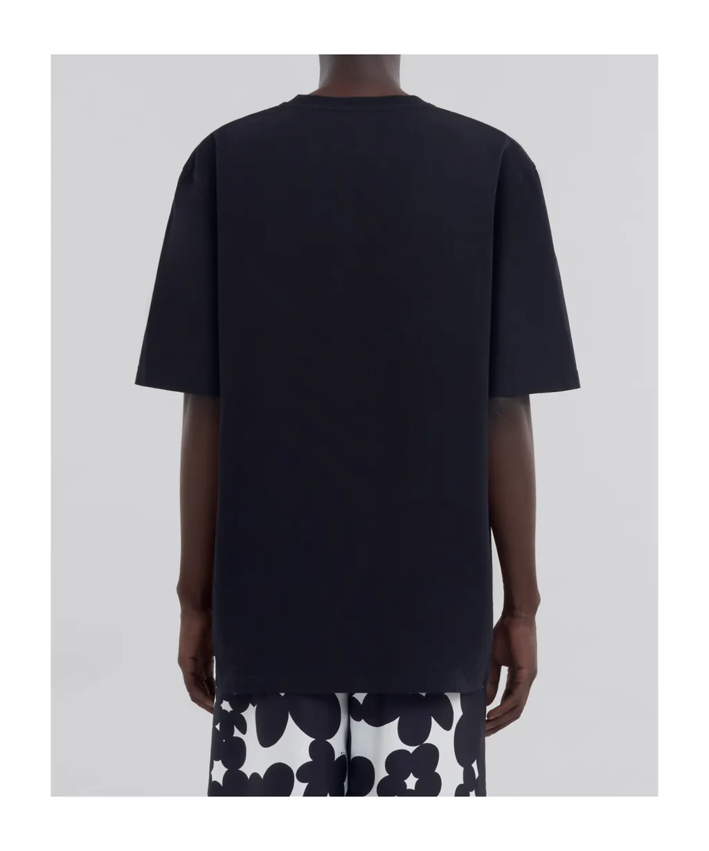 Marni Logo Patch Crewneck T-Shirt
