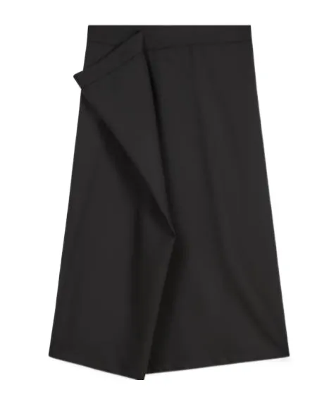 Midi Skirt In Virgin Wool