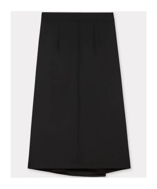 Midi Skirt In Virgin Wool