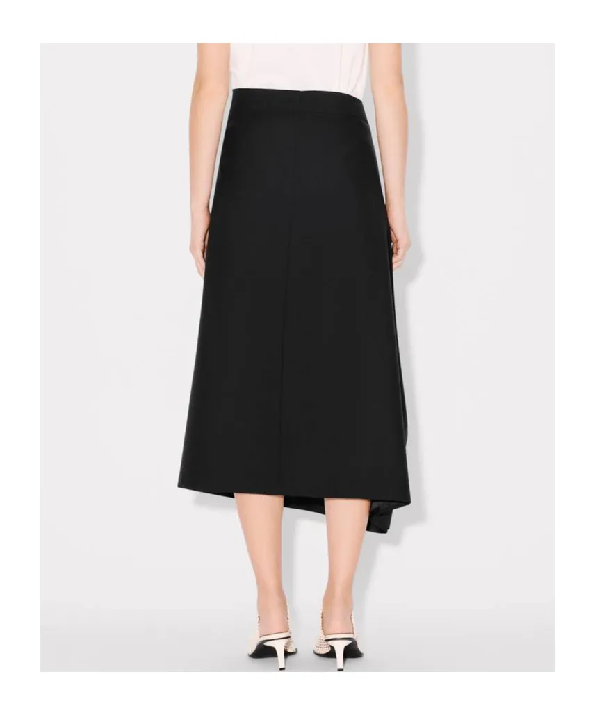 Midi Skirt In Virgin Wool