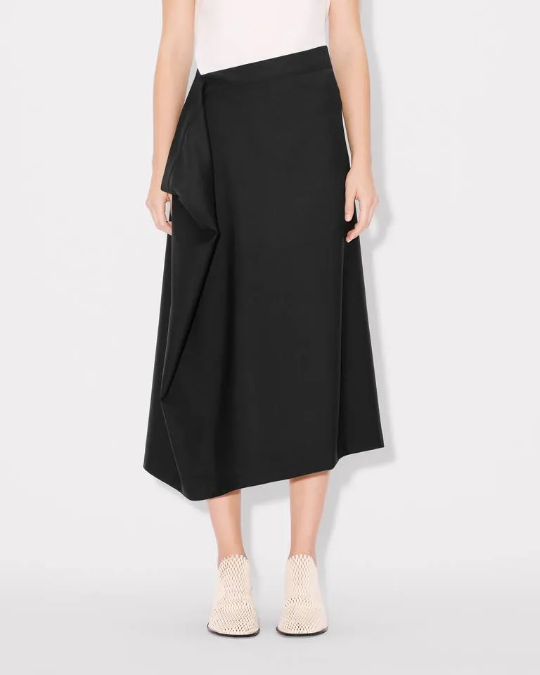 Midi Skirt In Virgin Wool