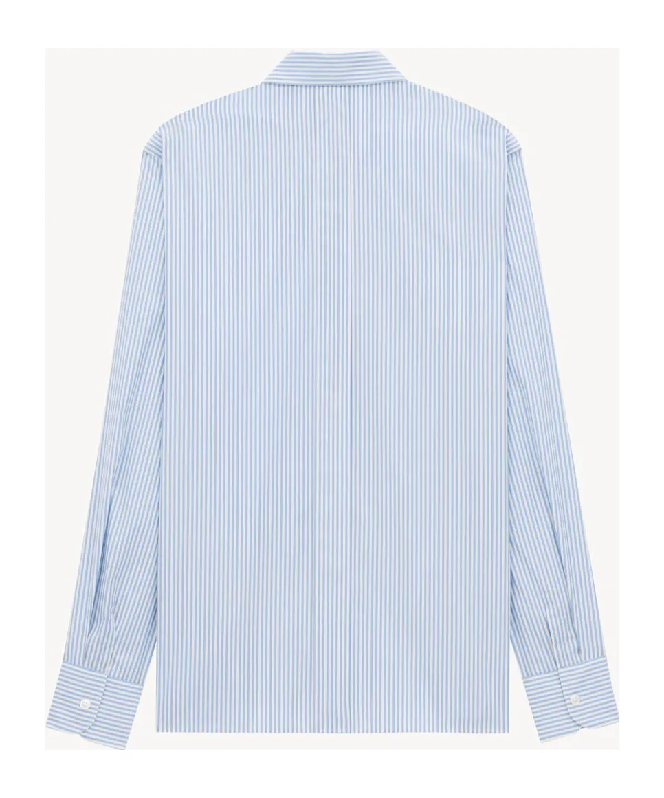 Saint Laurent Striped Button-Up Shirt