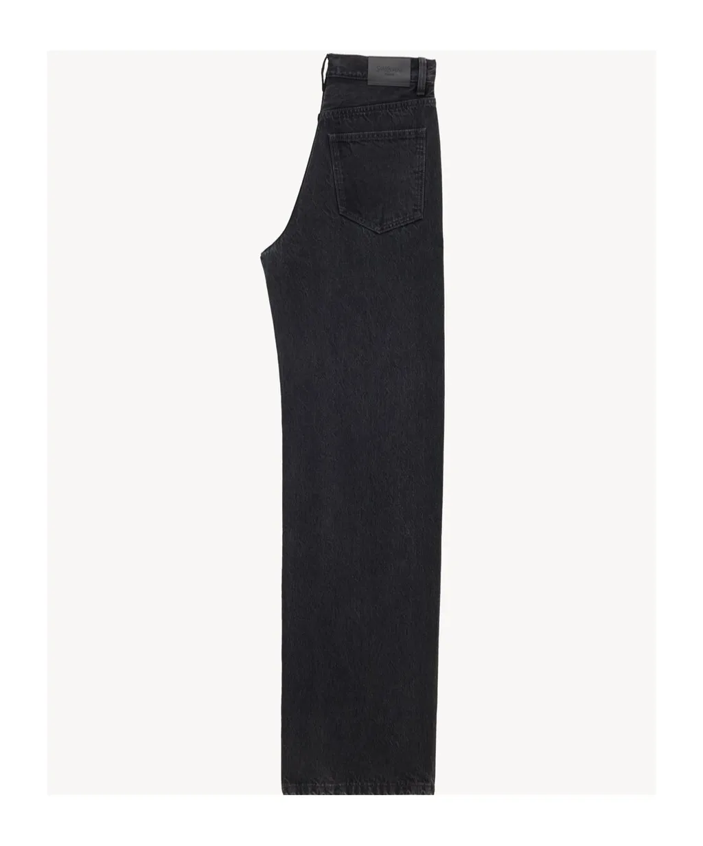 Saint Laurent 90's High Waist Baggy Jeans