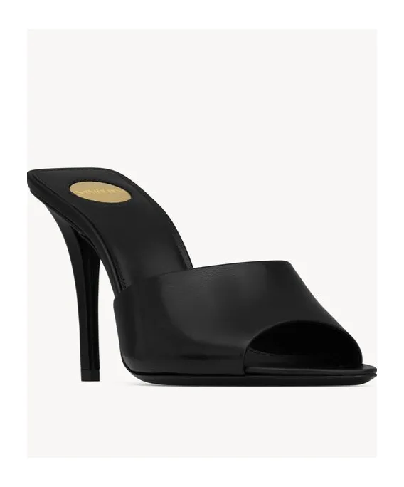 Romy Mules In Smooth Leather