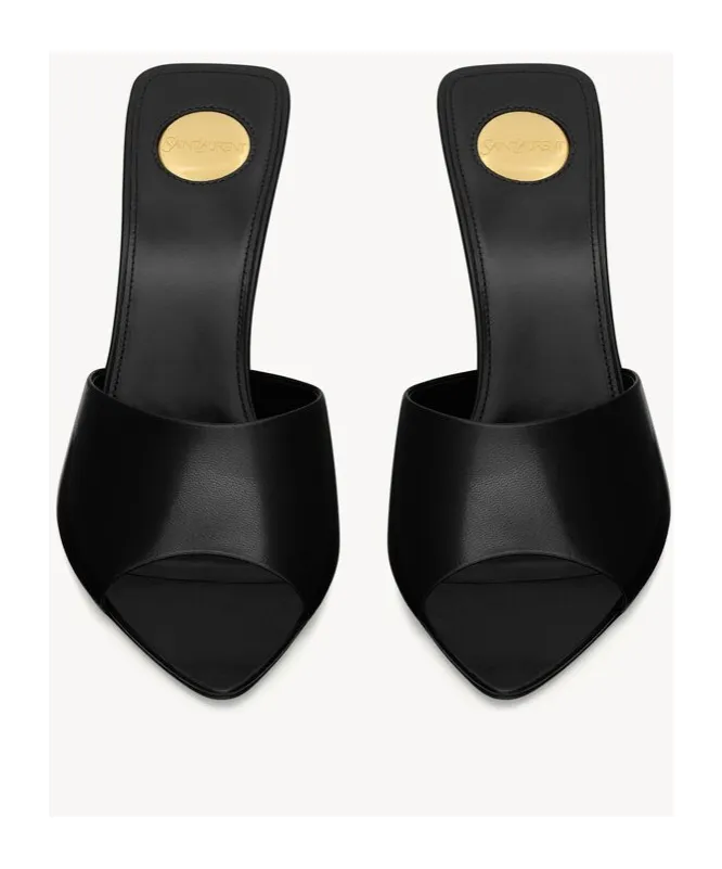 Romy Mules In Smooth Leather