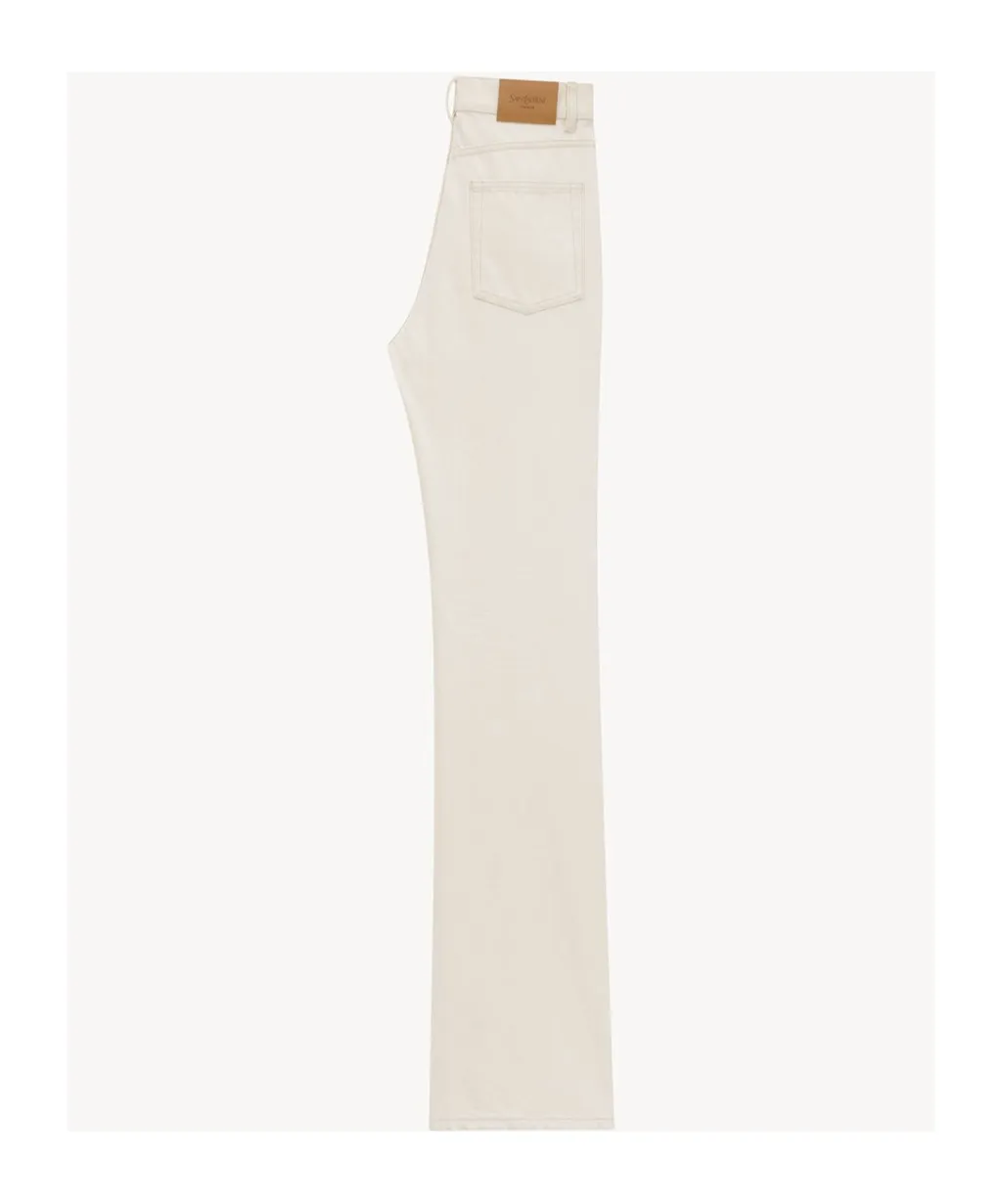 Saint Laurent 70S High Waist Straight Leg Jeans