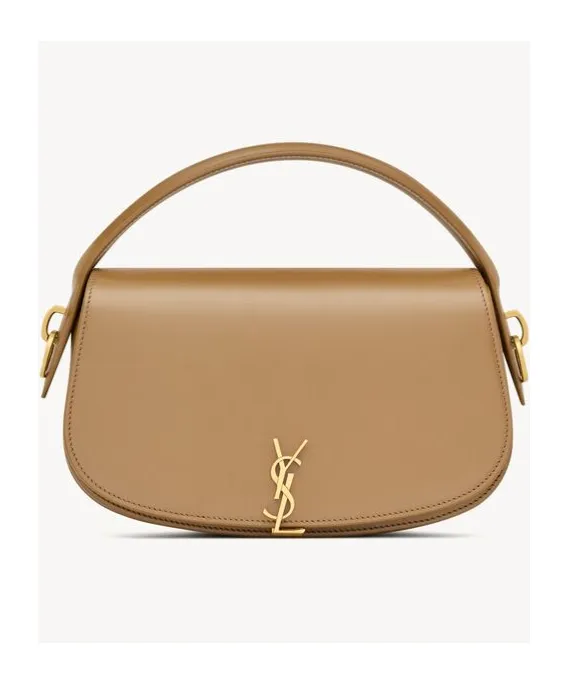 Saint Laurent Voltaire Logo Plaque Shoulder Bag