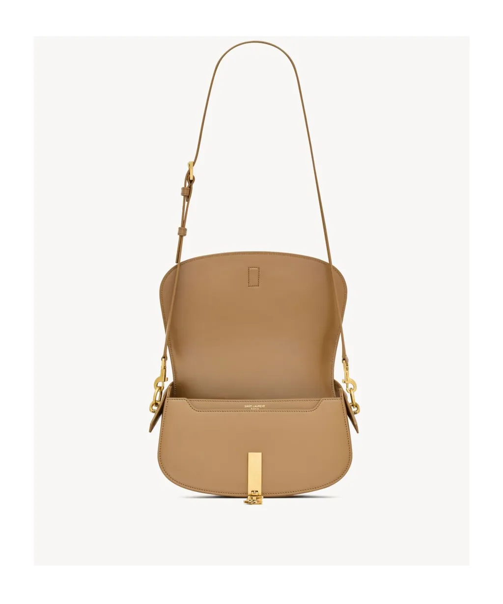 Saint Laurent Voltaire Logo Plaque Shoulder Bag