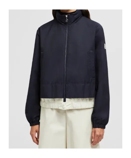 Moncler Janze Hooded Twill Short Down Jacket