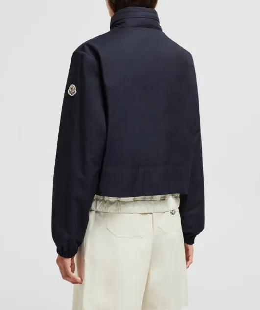 Moncler Janze Hooded Twill Short Down Jacket