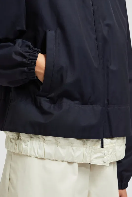 Moncler Janze Hooded Twill Short Down Jacket