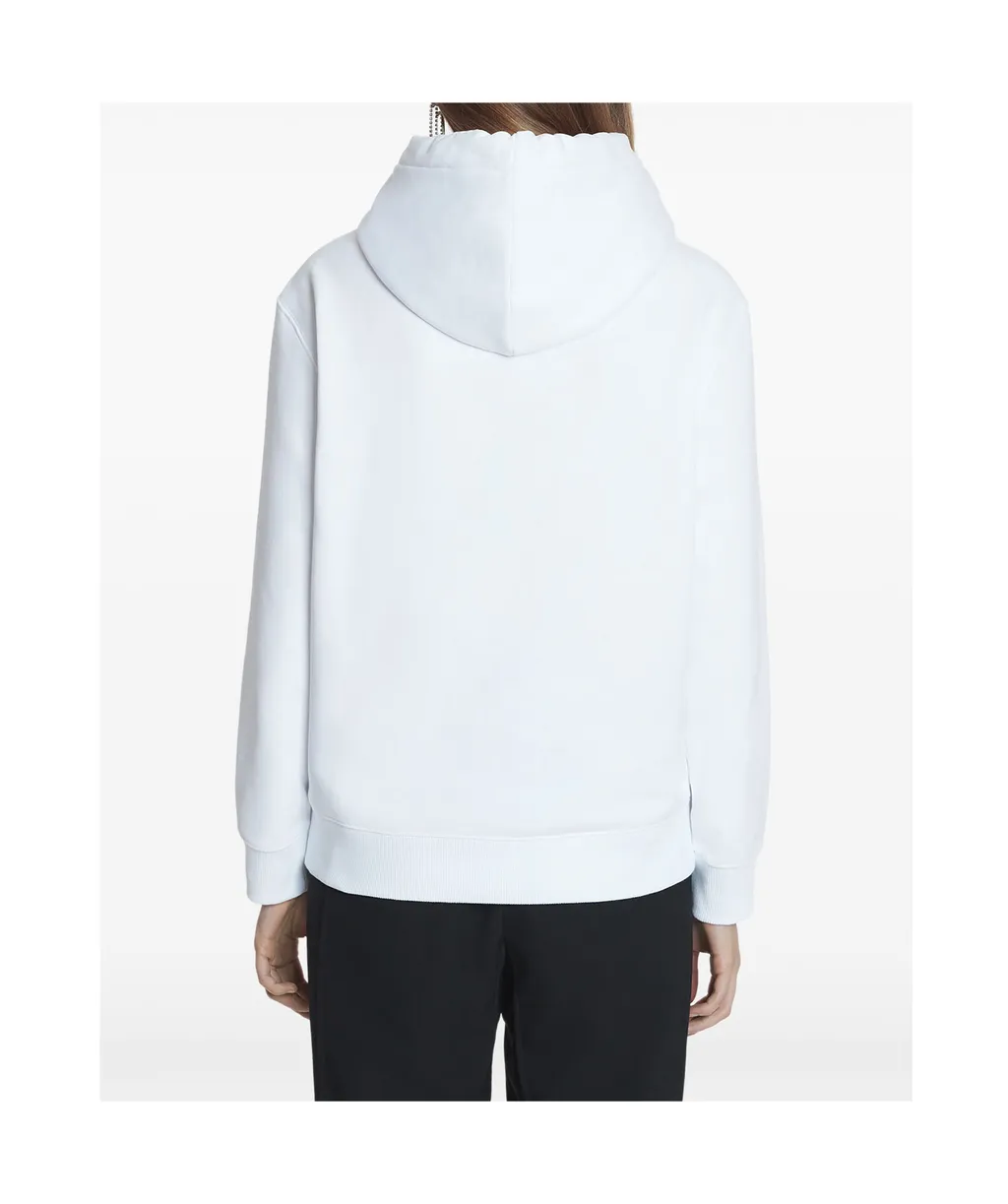 Sequinned-Logo Hoodie