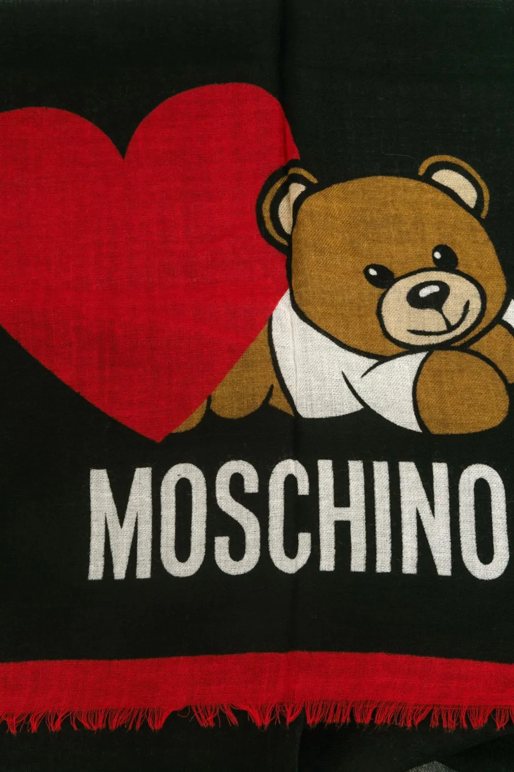 Teddy Bear Print Scarf