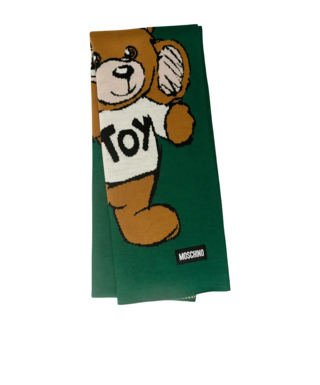 Teddy Bear Pattern Scarf