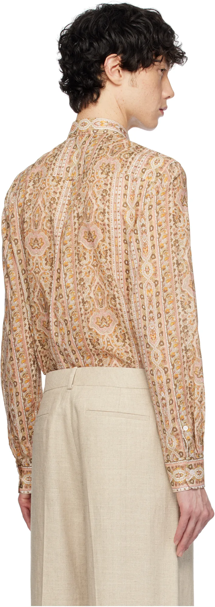 Valentino All-Over Patterned Button-Up Shirt