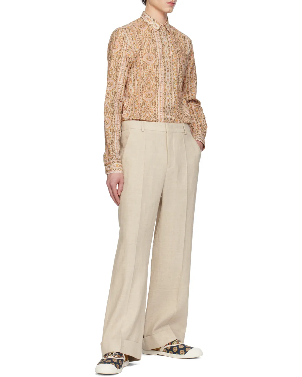 Valentino All-Over Patterned Button-Up Shirt
