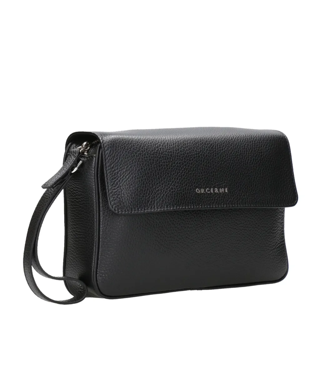 Black Clutch With Logo