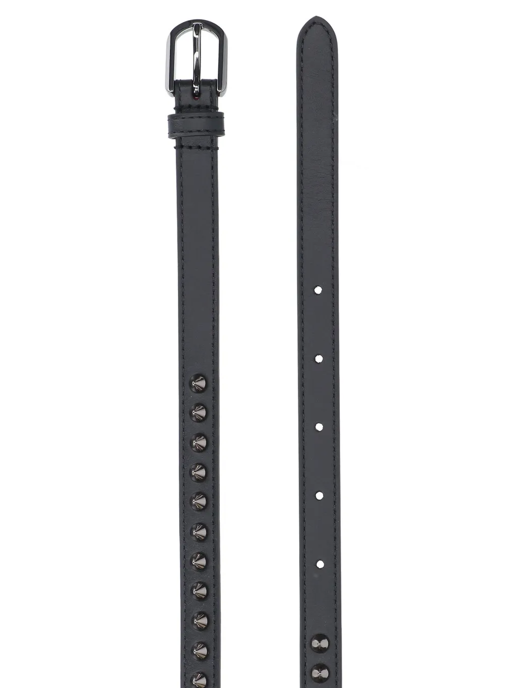 Christian Louboutin Stud Detailed Buckled Belt