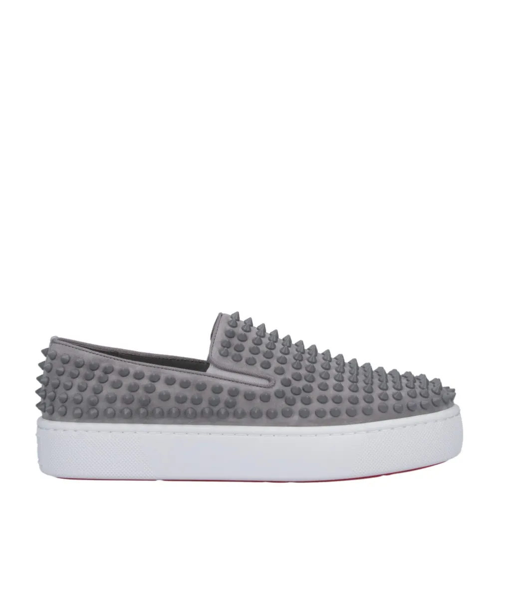 Christian Louboutin Stud Embellished Slip-On Sneakers