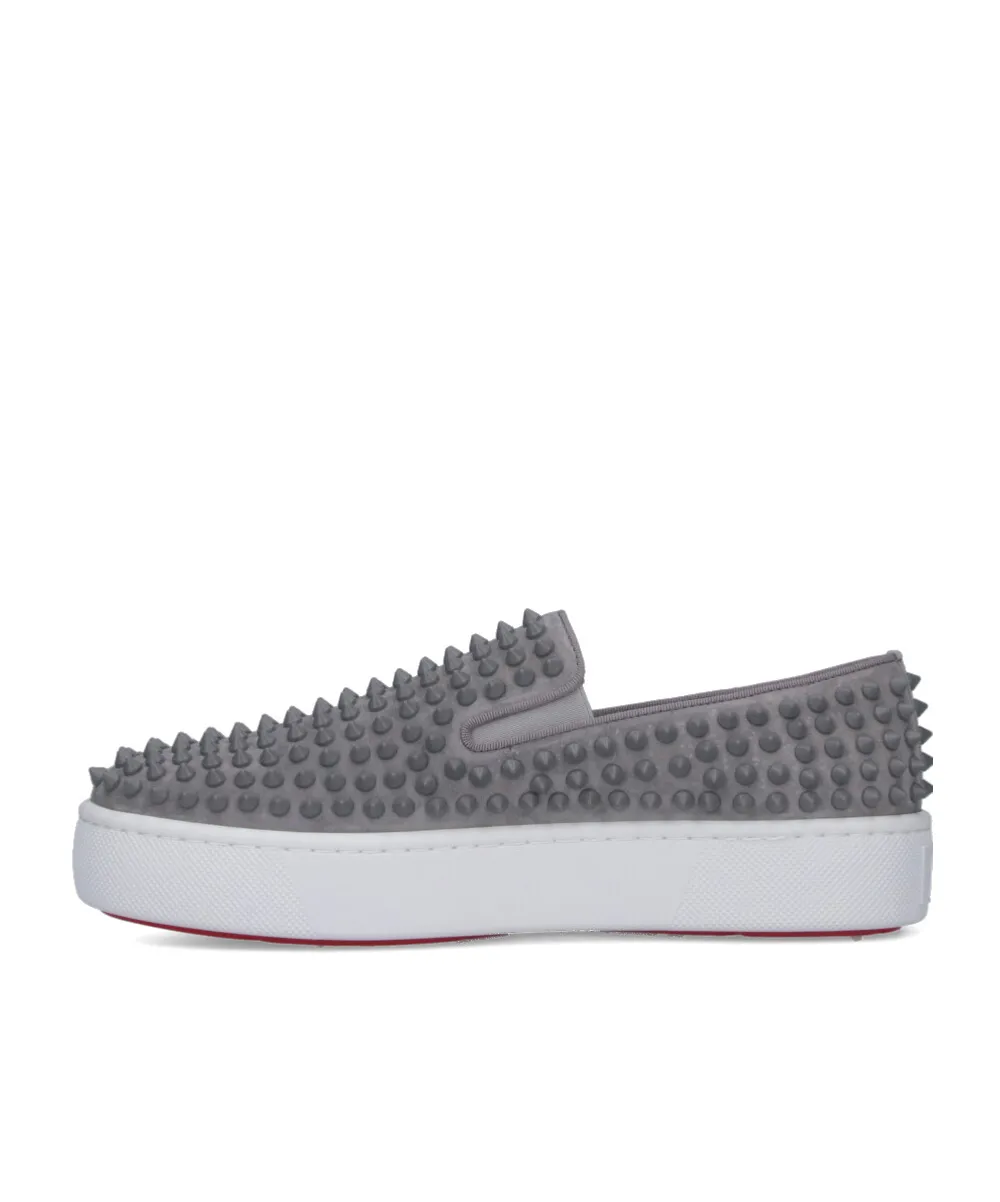 Christian Louboutin Stud Embellished Slip-On Sneakers