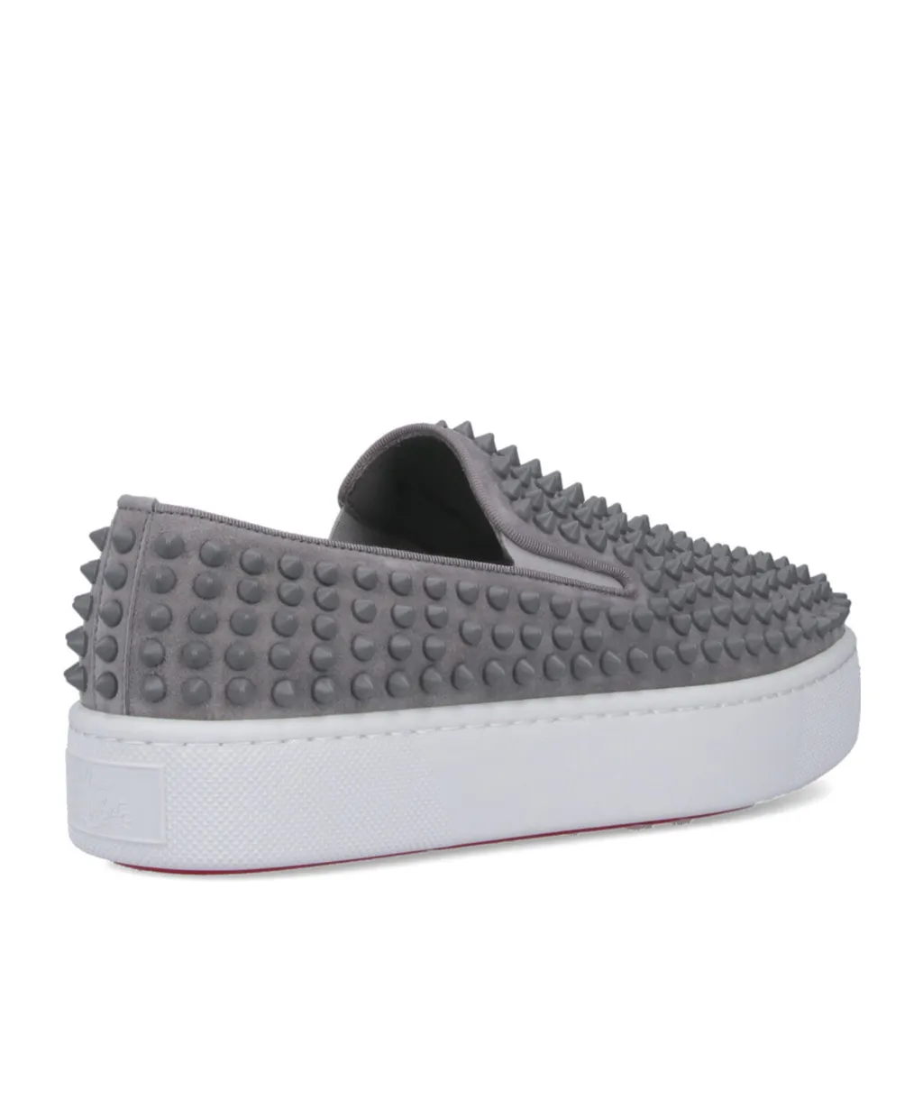 Christian Louboutin Stud Embellished Slip-On Sneakers