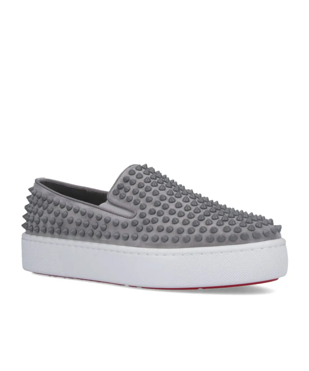 Christian Louboutin Stud Embellished Slip-On Sneakers