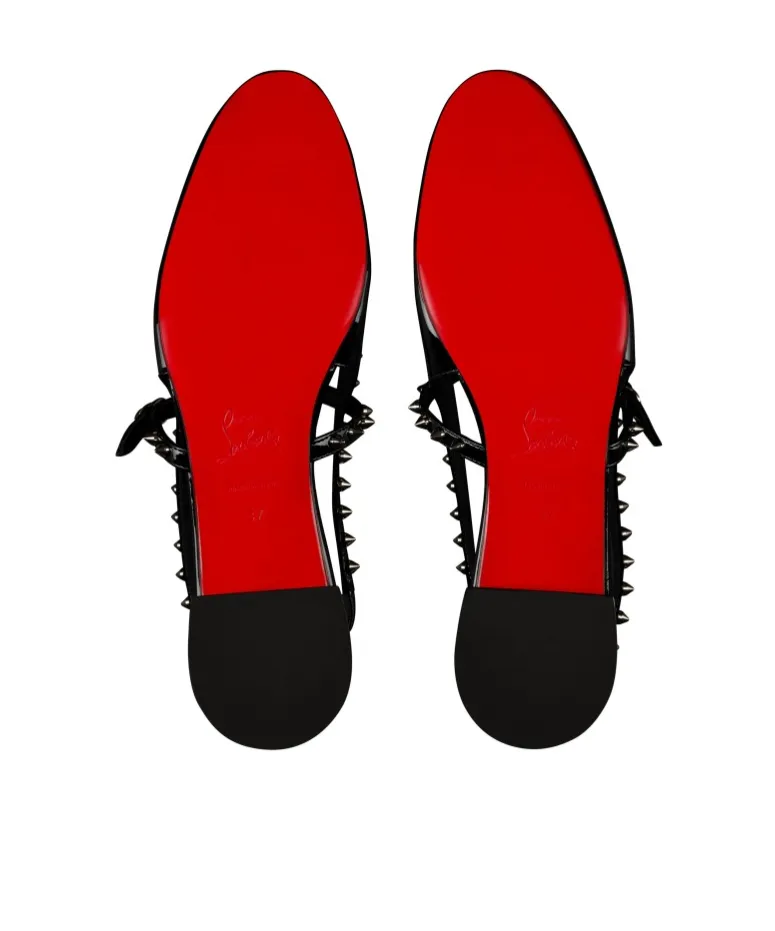 Christian Louboutin Sweet Janispikes Slingback Ballerinas