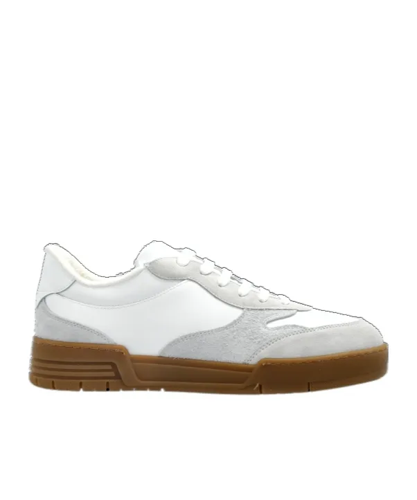 Moschino Logo Embossed Lace-Up Sneakers
