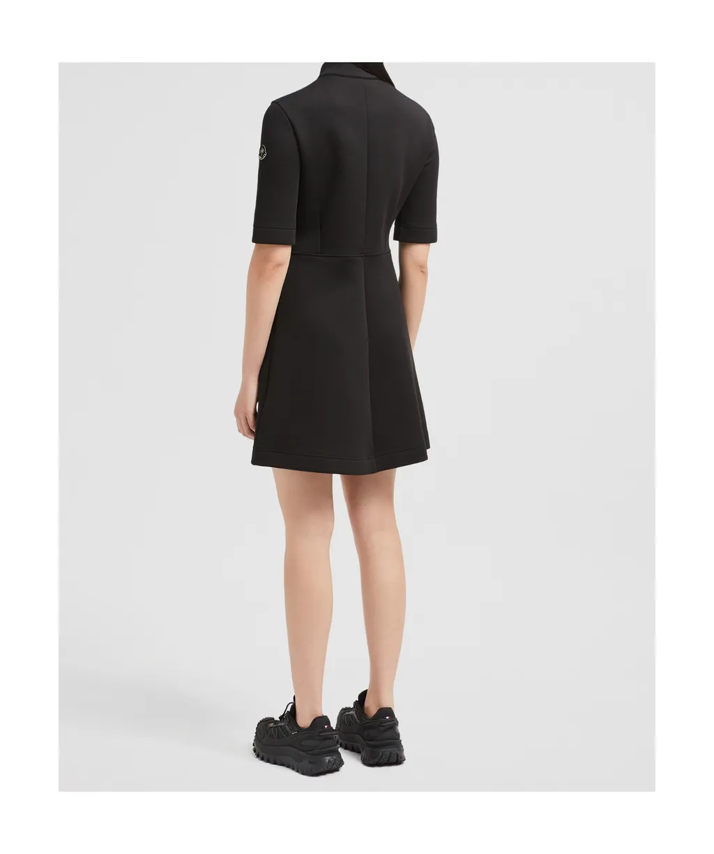 Year Of The Snake Patch Neoprene Mini Dress