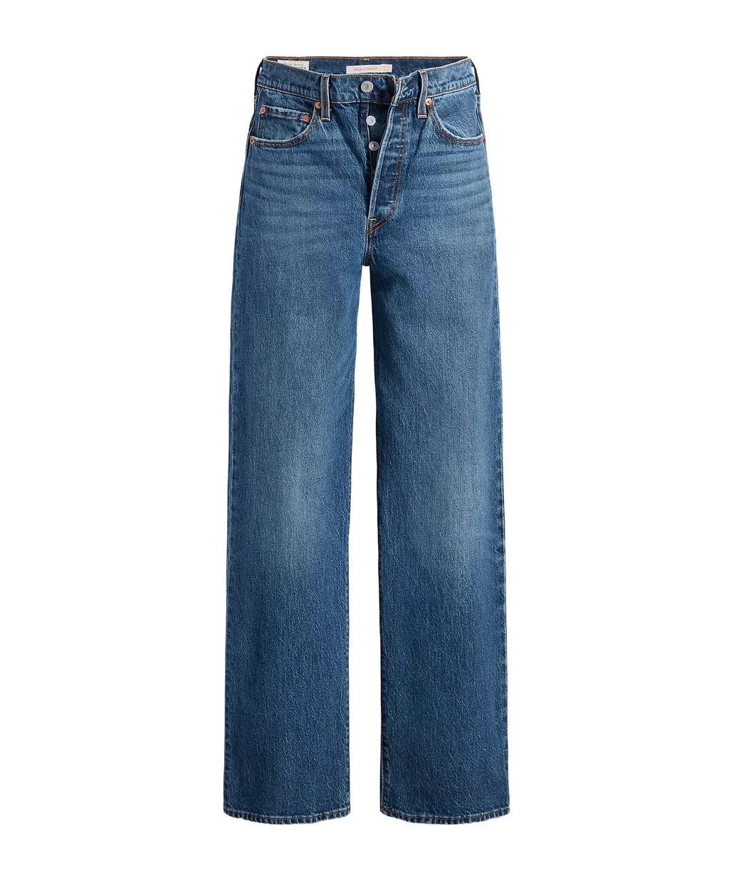 High-Rise Denim Pants