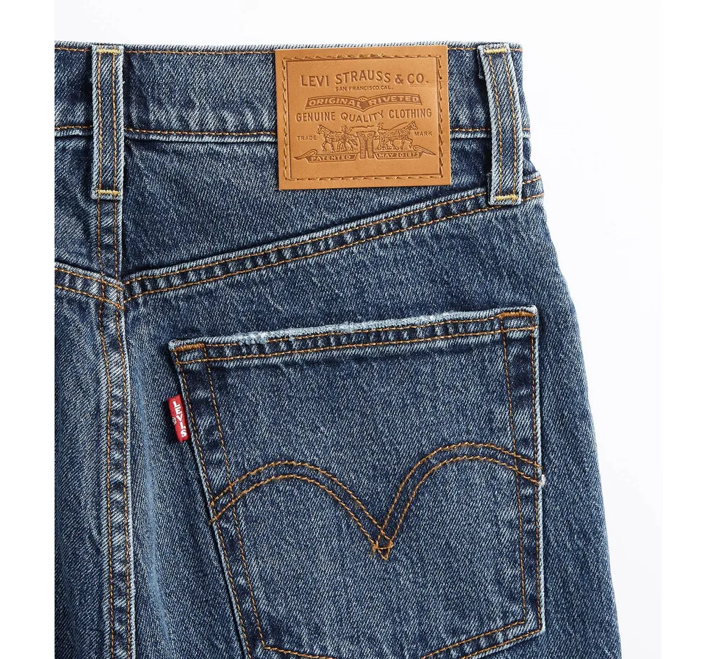 High-Rise Denim Pants